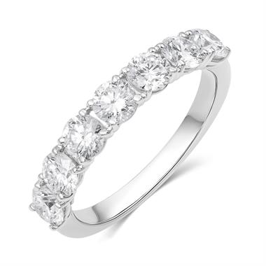 Platinum Lab Grown Diamond Eternity Ring 1.40ct thumbnail