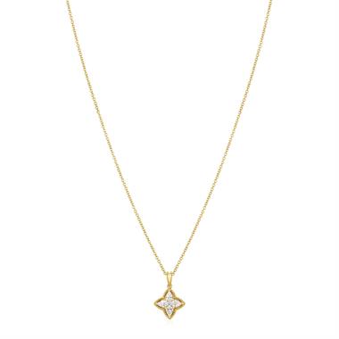 Fleur 18ct Yellow Gold Diamond Pendant thumbnail