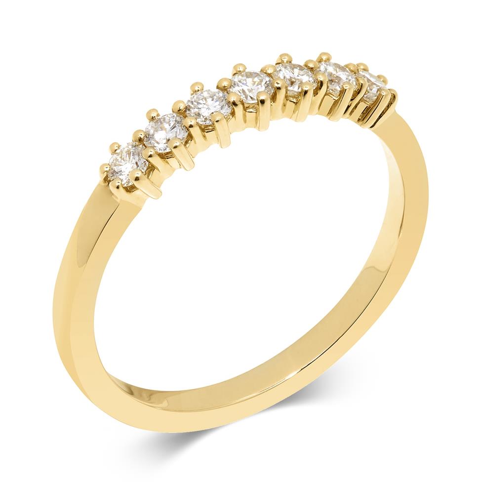 18ct Yellow Gold Diamond Eternity Ring 0.28ct Thumbnail Image 0