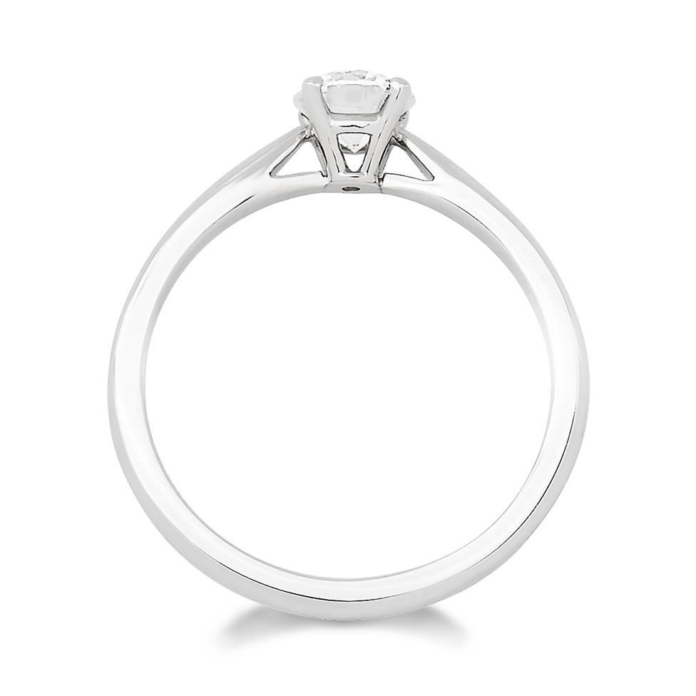 Platinum Classic Design Diamond Solitaire Engagement Ring 0.60ct Thumbnail Image 1