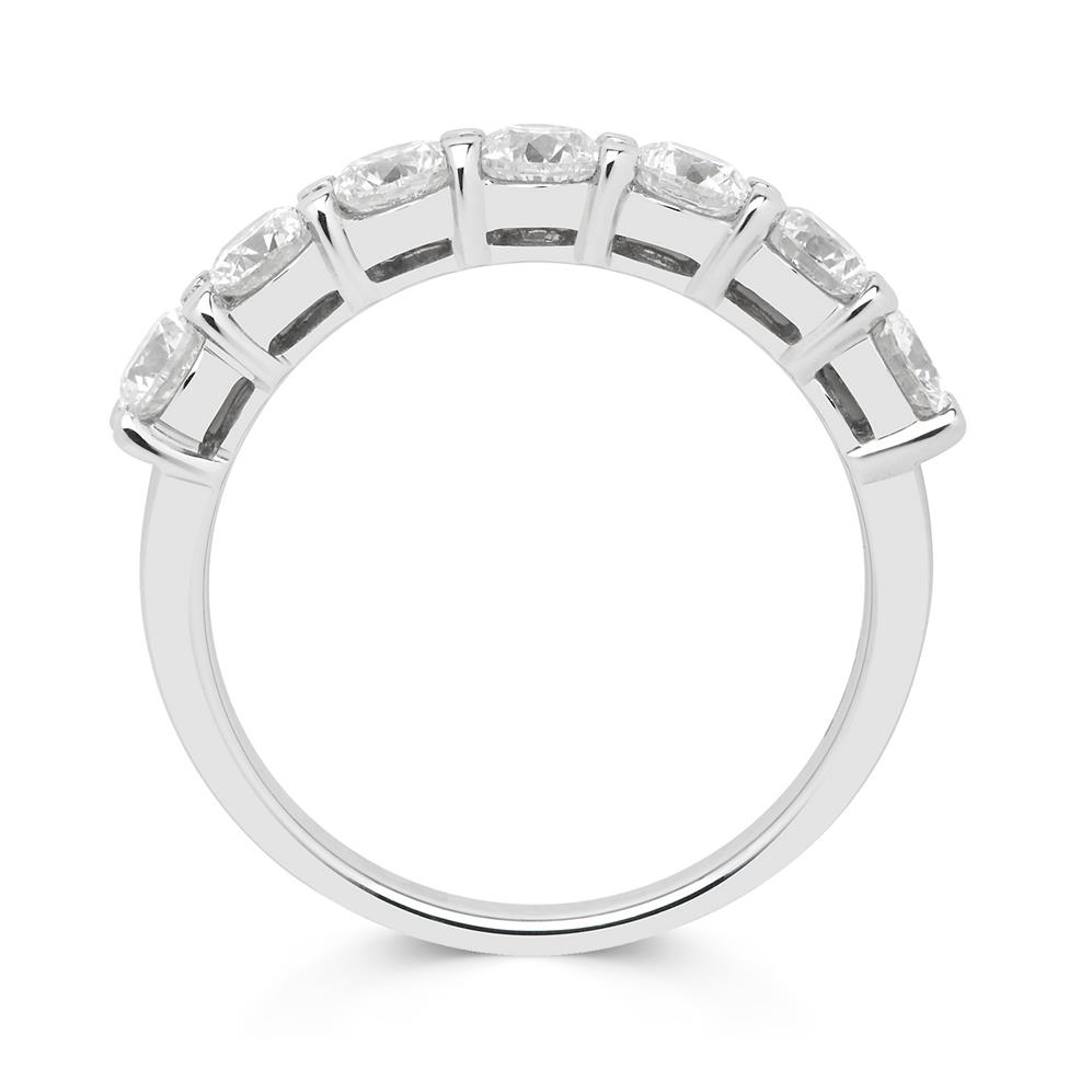 Platinum Seven Diamond Eternity Ring Thumbnail Image 1