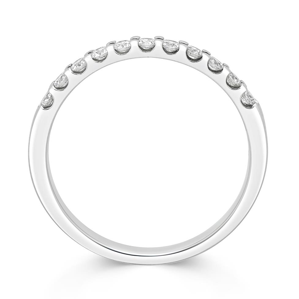 Platinum Diamond Half Eternity Ring 0.15ct Thumbnail Image 1