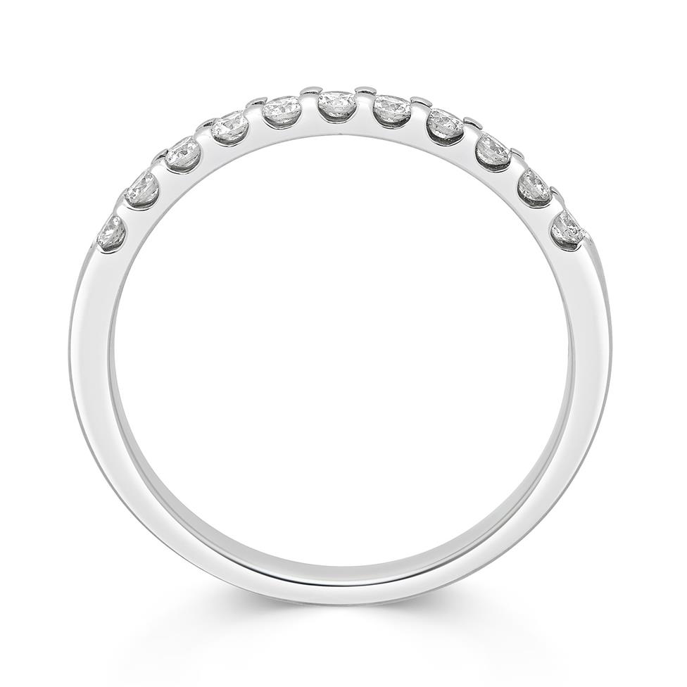 Platinum Diamond Half Eternity Ring 0.25ct Thumbnail Image 1