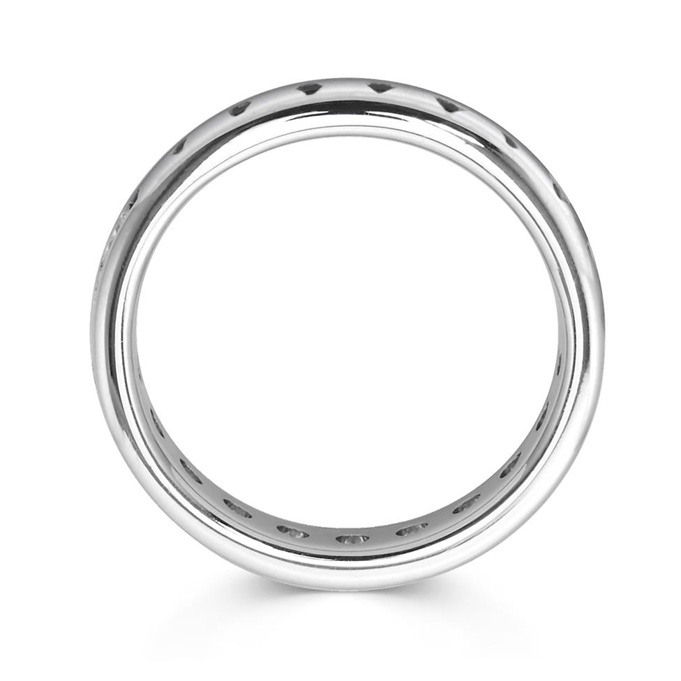 Platinum 1.50ct Full Diamond Channel Ring Thumbnail Image 1