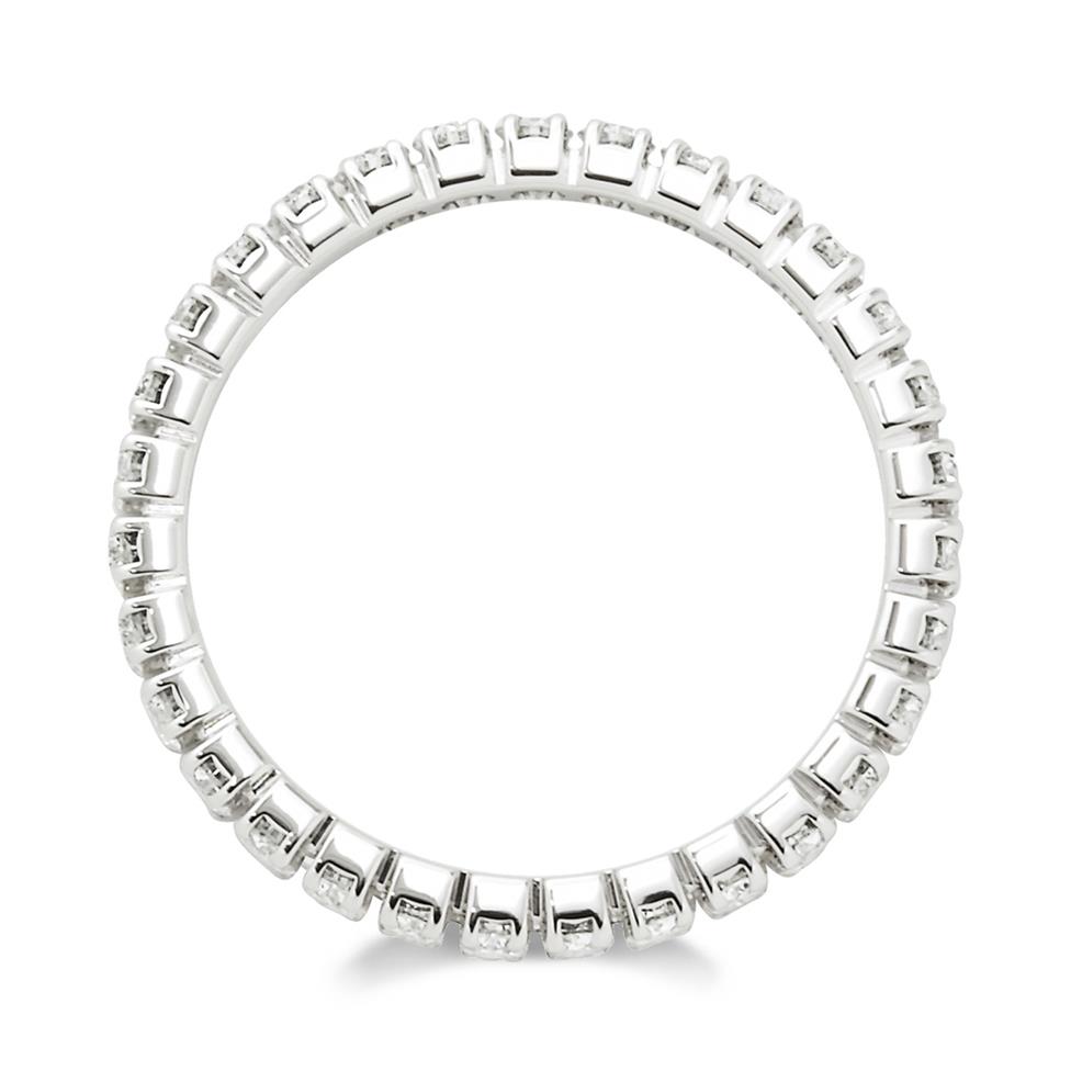 Platinum Diamond Full Eternity Ring 0.70ct Thumbnail Image 1