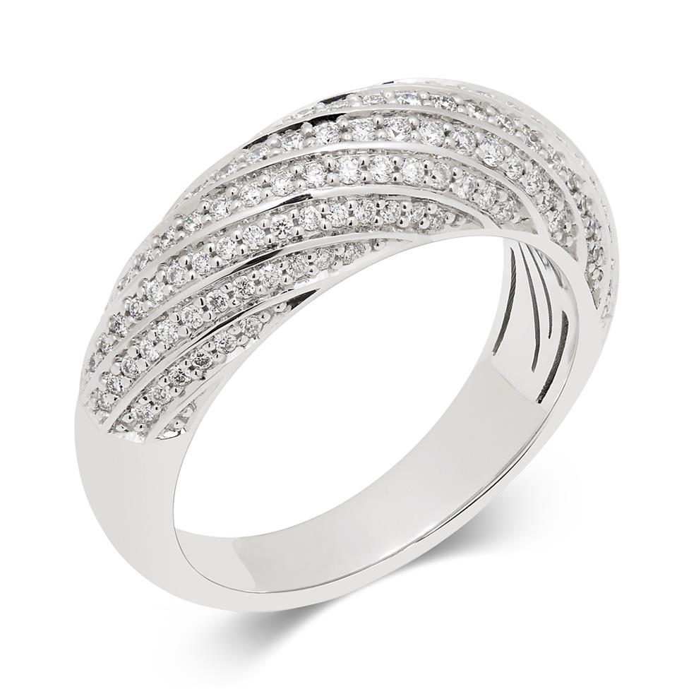 Aira 18ct White Gold Diamond Dress Ring 0.50ct Thumbnail Image 0