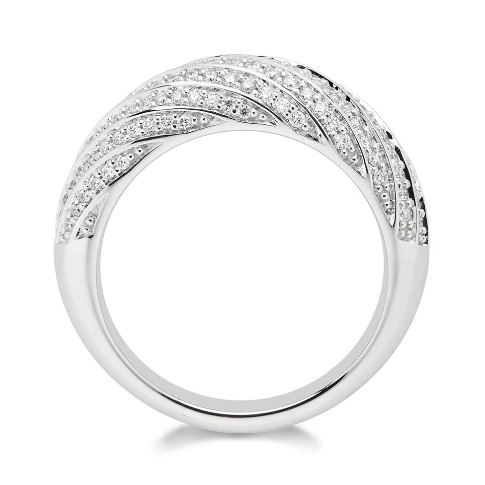 Aira 18ct White Gold Diamond Dress Ring 0.50ct Thumbnail Image 1