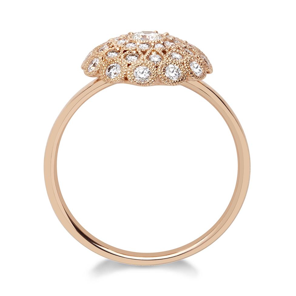 Fenice 18ct Rose Gold Diamond Dress Ring 0.62ct Thumbnail Image 1