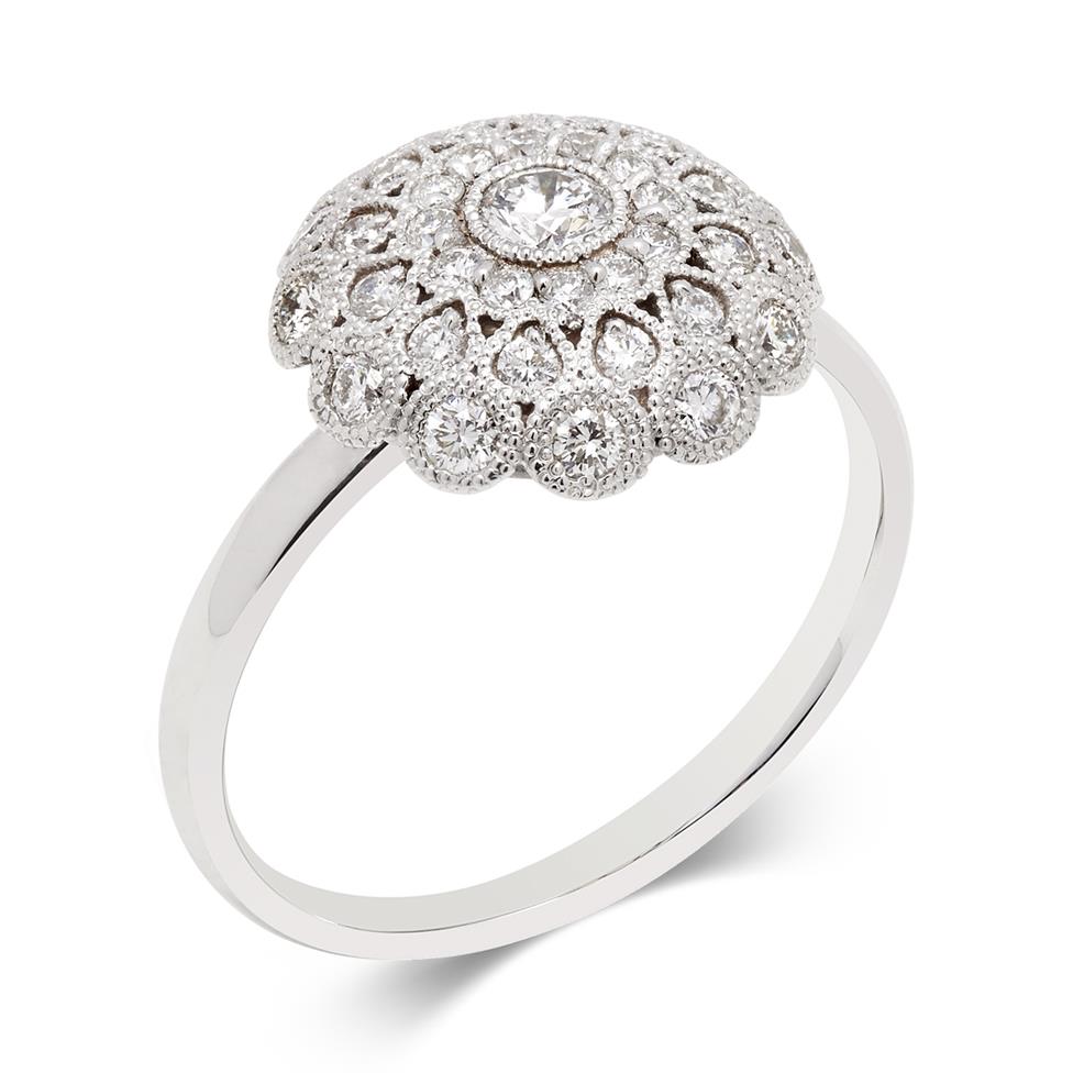 Fenice 18ct White Gold Diamond Dress Ring 0.62ct Thumbnail Image 0