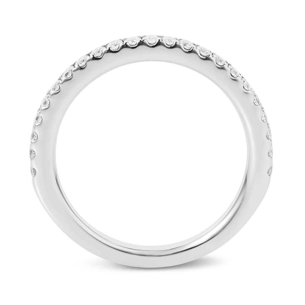 Platinum Diamond Half Eternity Ring 0.23ct Thumbnail Image 2