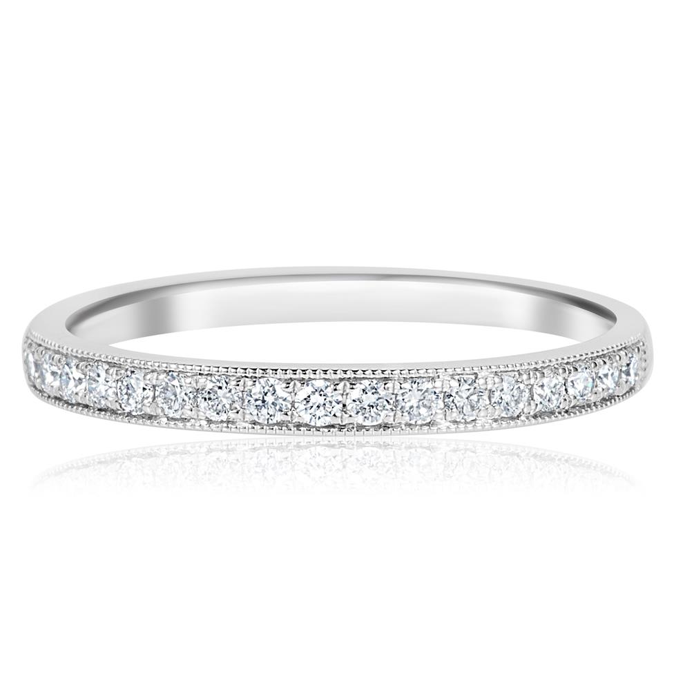 Platinum Diamond Half Eternity Ring 0.20ct Thumbnail Image 1