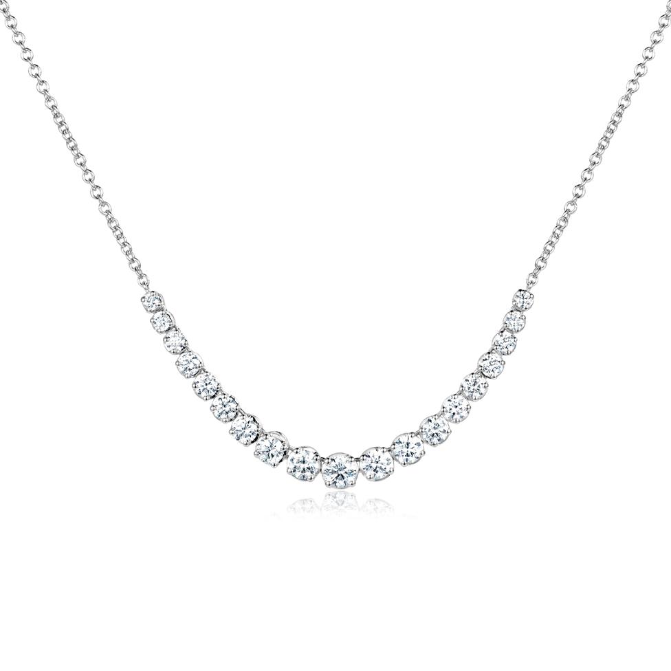 Diamond Necklace 0.98ct | Pravins