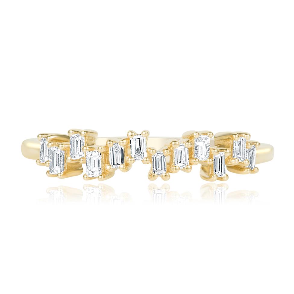 Stardust 18ct Yellow Gold Diamond Dress Ring 0.19ct Thumbnail Image 1