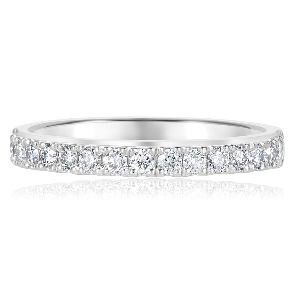 Platinum Diamond Half Eternity Ring 0.33ct Thumbnail Image 1