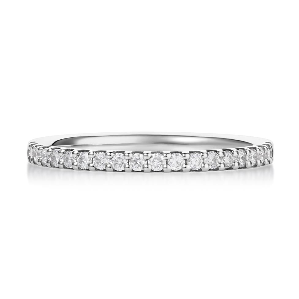 Platinum Diamond Half Eternity Ring 0.23ct Thumbnail Image 1