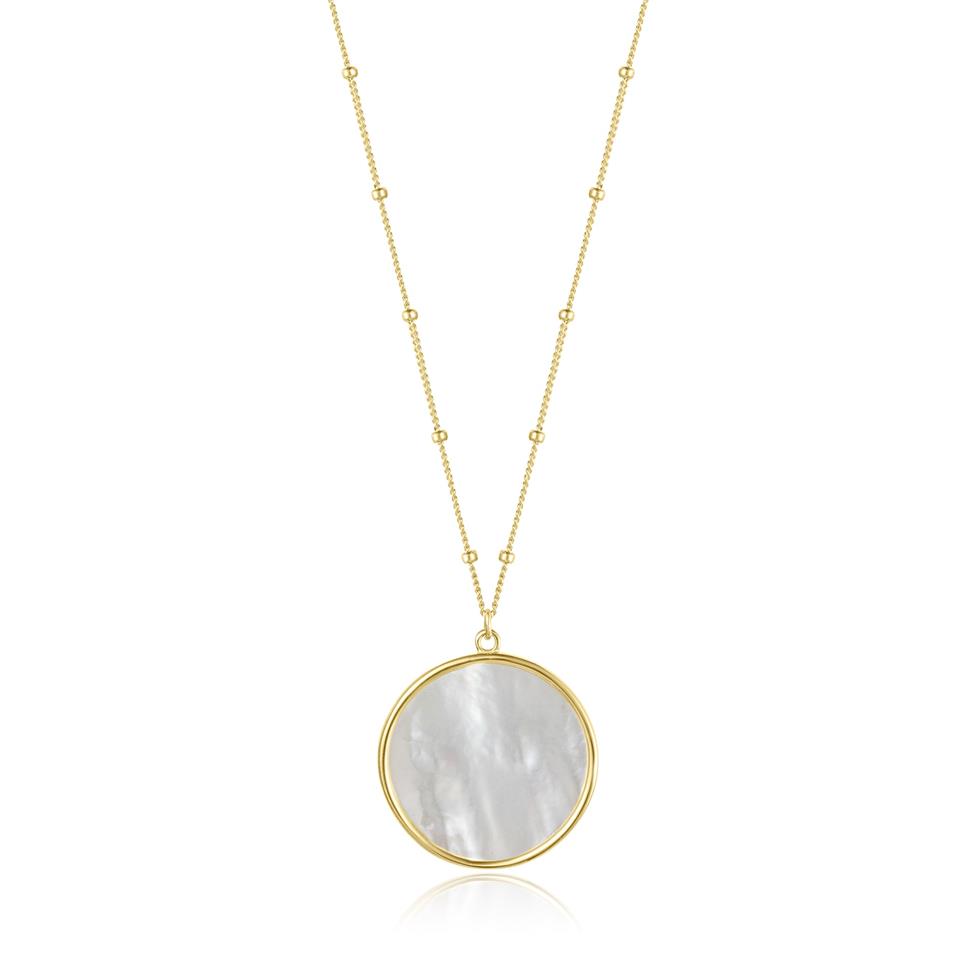 Nova 18ct Yellow Gold Mother of Pearl Necklace Thumbnail Image 0