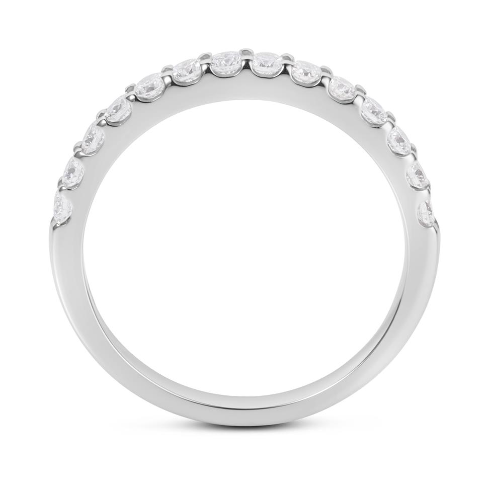 Platinum Diamond Half Eternity Ring 0.50ct Thumbnail Image 3