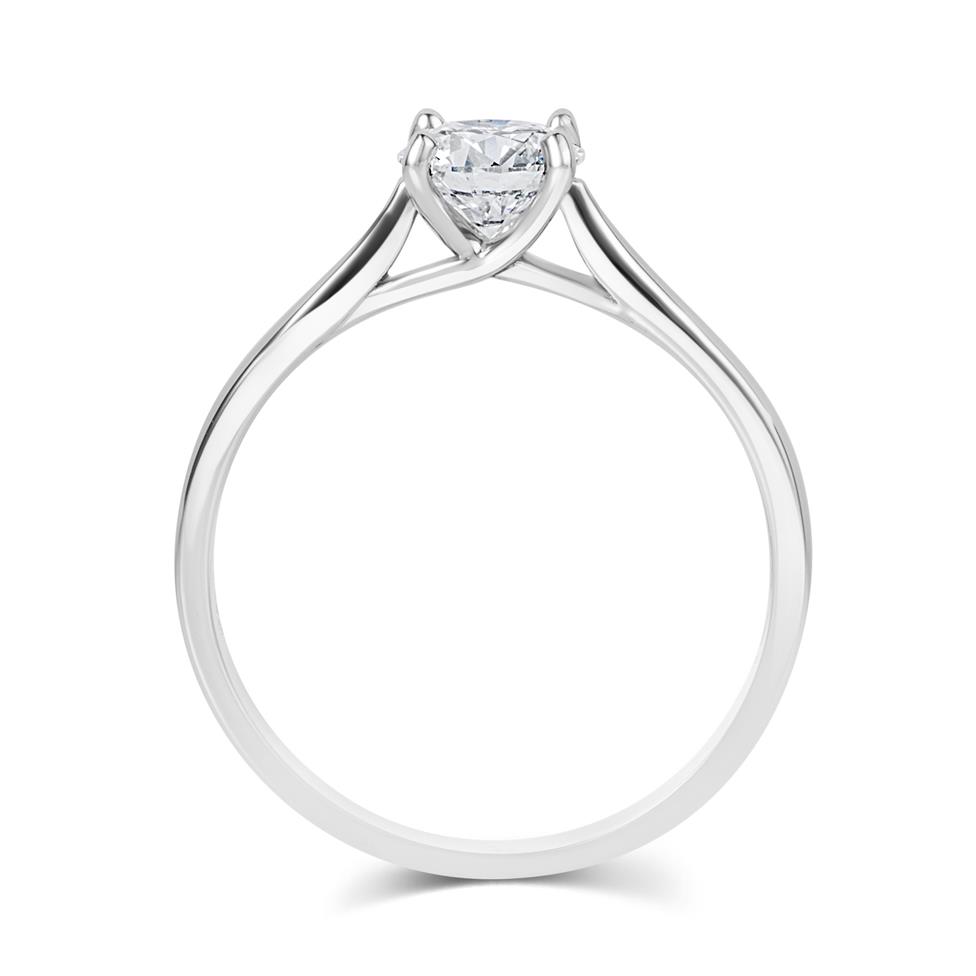 Platinum Diamond Solitaire Engagement Ring 1.00ct  Thumbnail Image 2