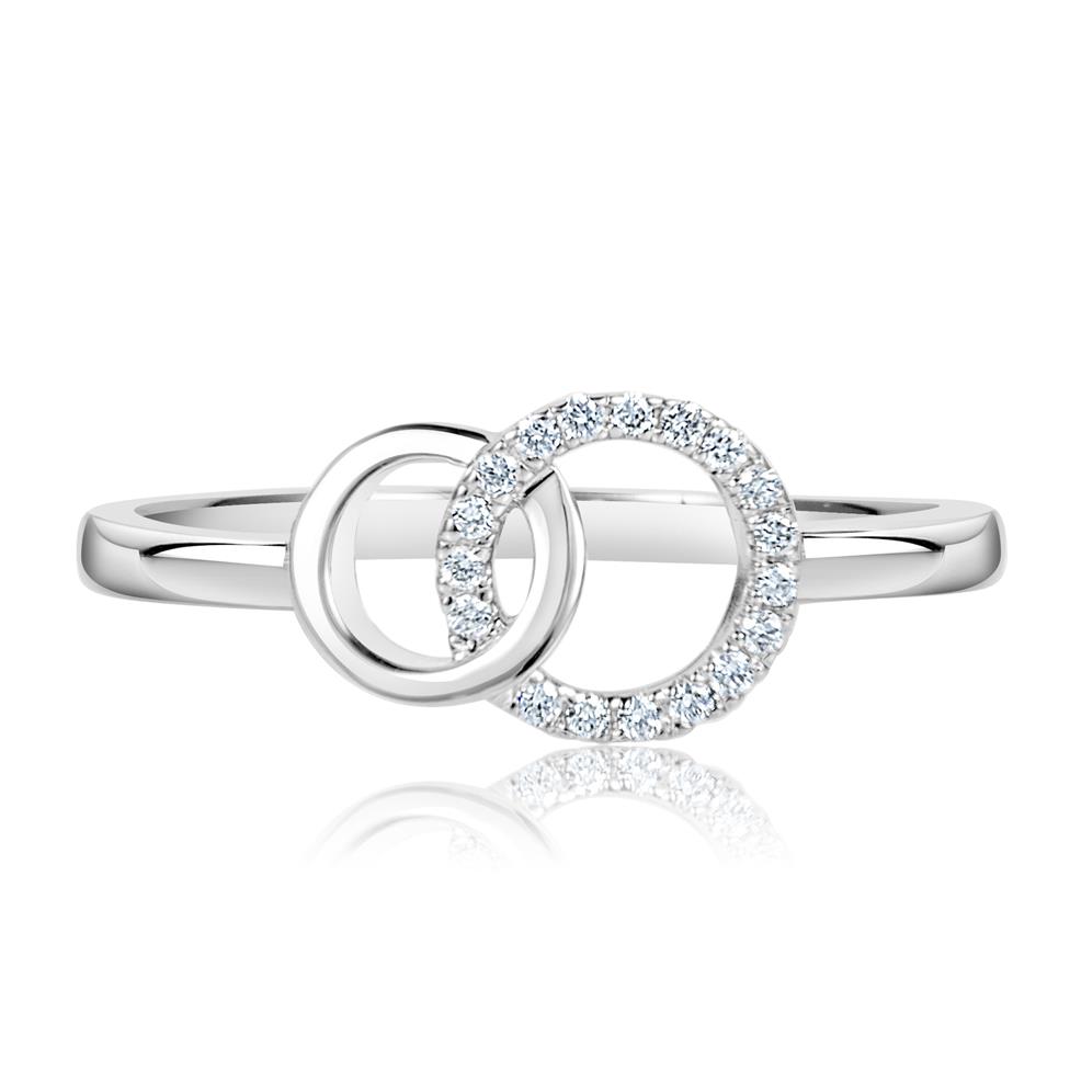 Union 18ct White Gold Diamond Dress Ring 0.06ct Thumbnail Image 2