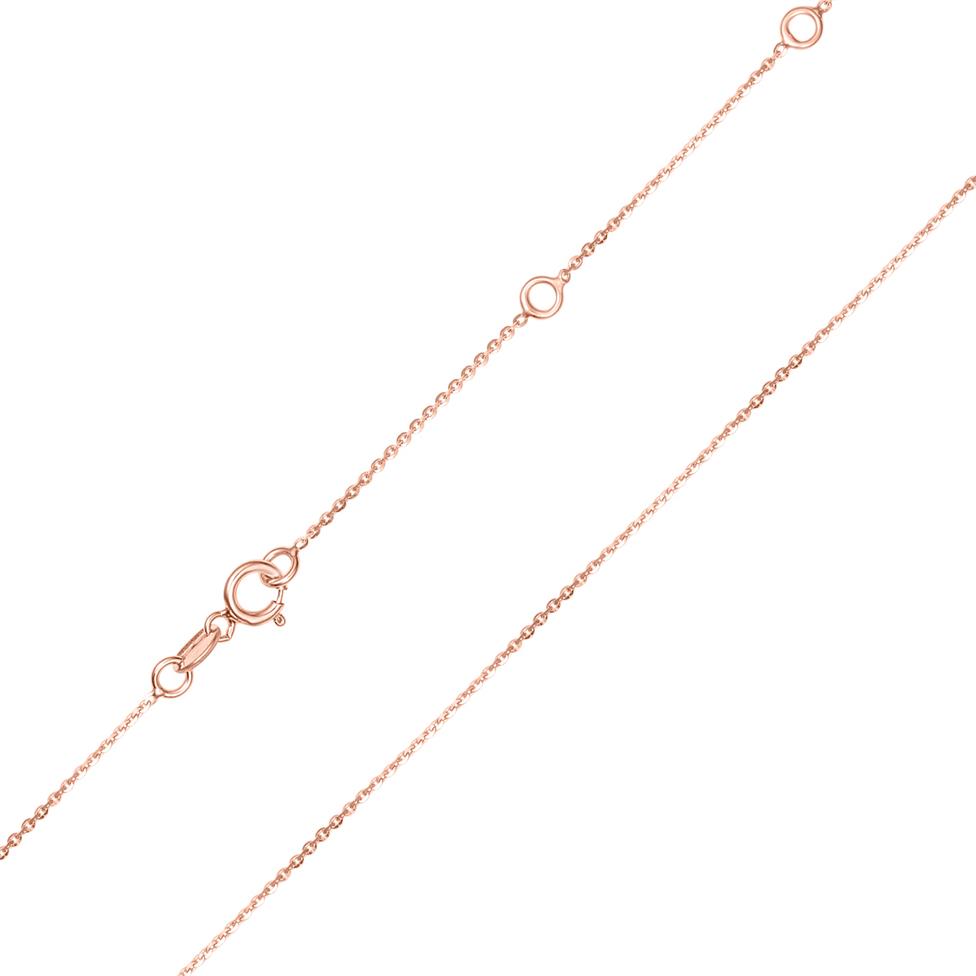 18ct Rose Gold Trace Chain Thumbnail Image 0