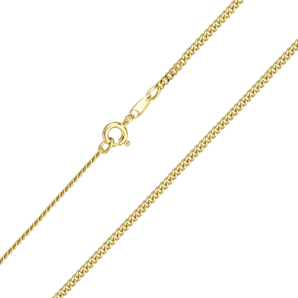 18ct Yellow Gold Heavy Curb Chain 60cm Thumbnail Image 0