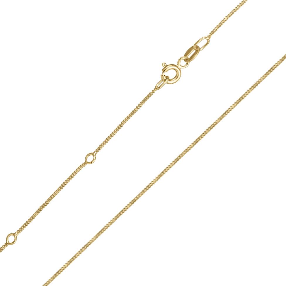 18ct Yellow Gold Curb Chain Image 1