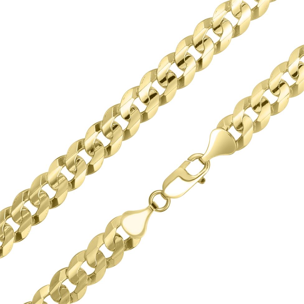 18ct Yellow Gold Heavy Cuban Curb Chain 60cm Image 1