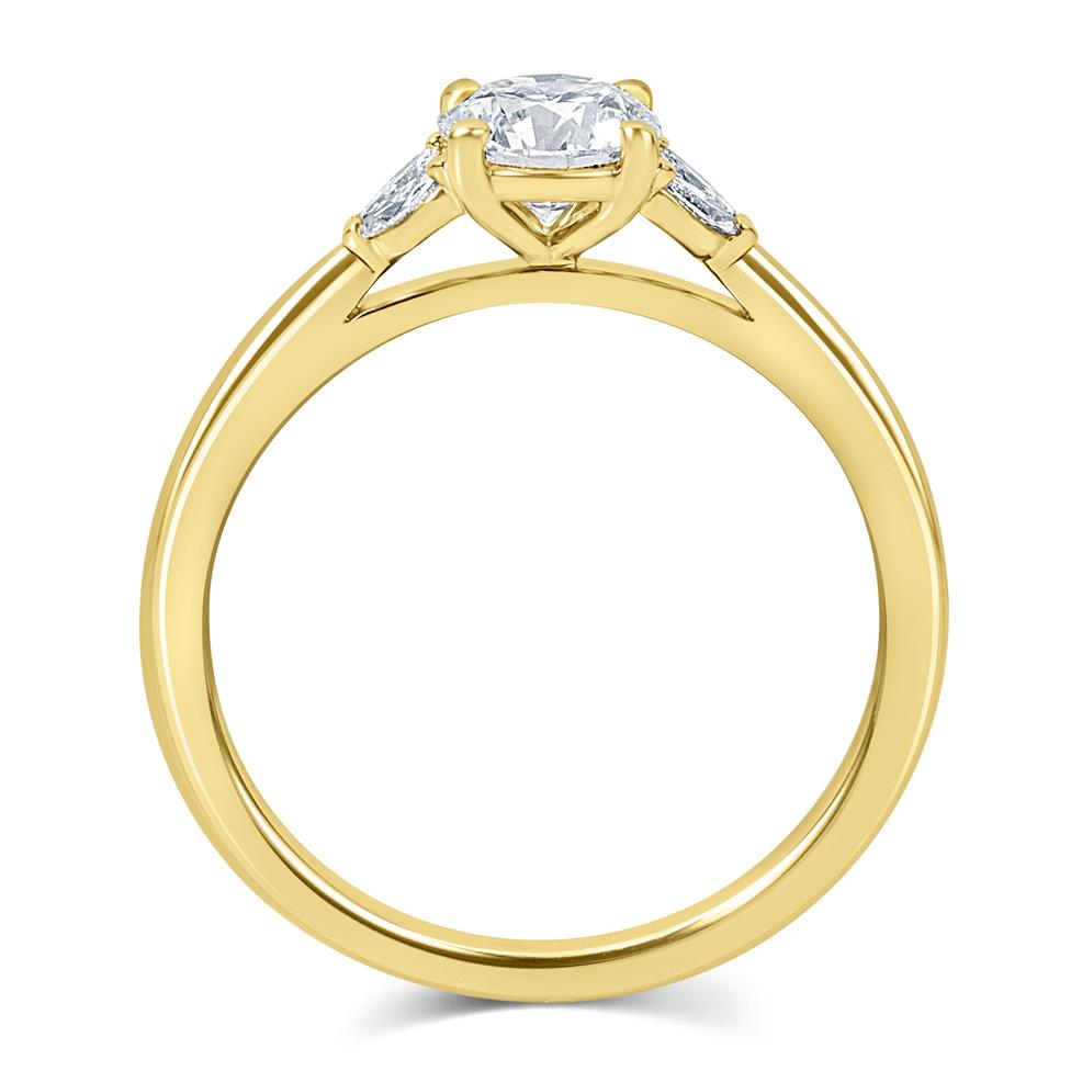 18ct Yellow Gold Diamond Solitaire Engagement Ring 0.65ct Thumbnail Image 2