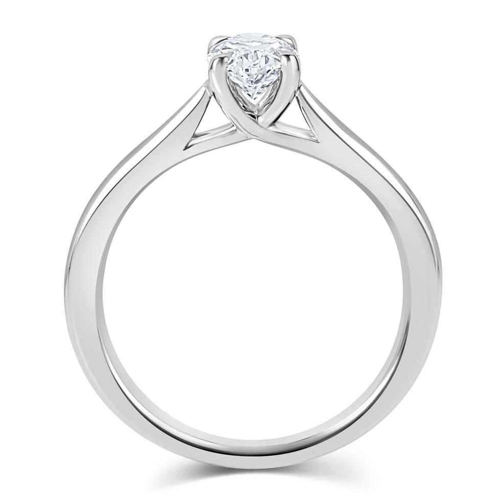Platinum Diamond Solitaire Engagement Ring 0.80ct  Thumbnail Image 2