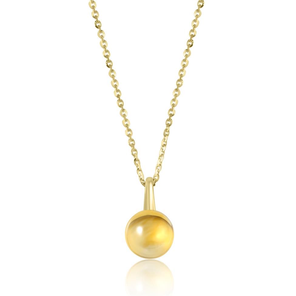 Candy 18ct Yellow Gold Citrine Necklace Thumbnail Image 0
