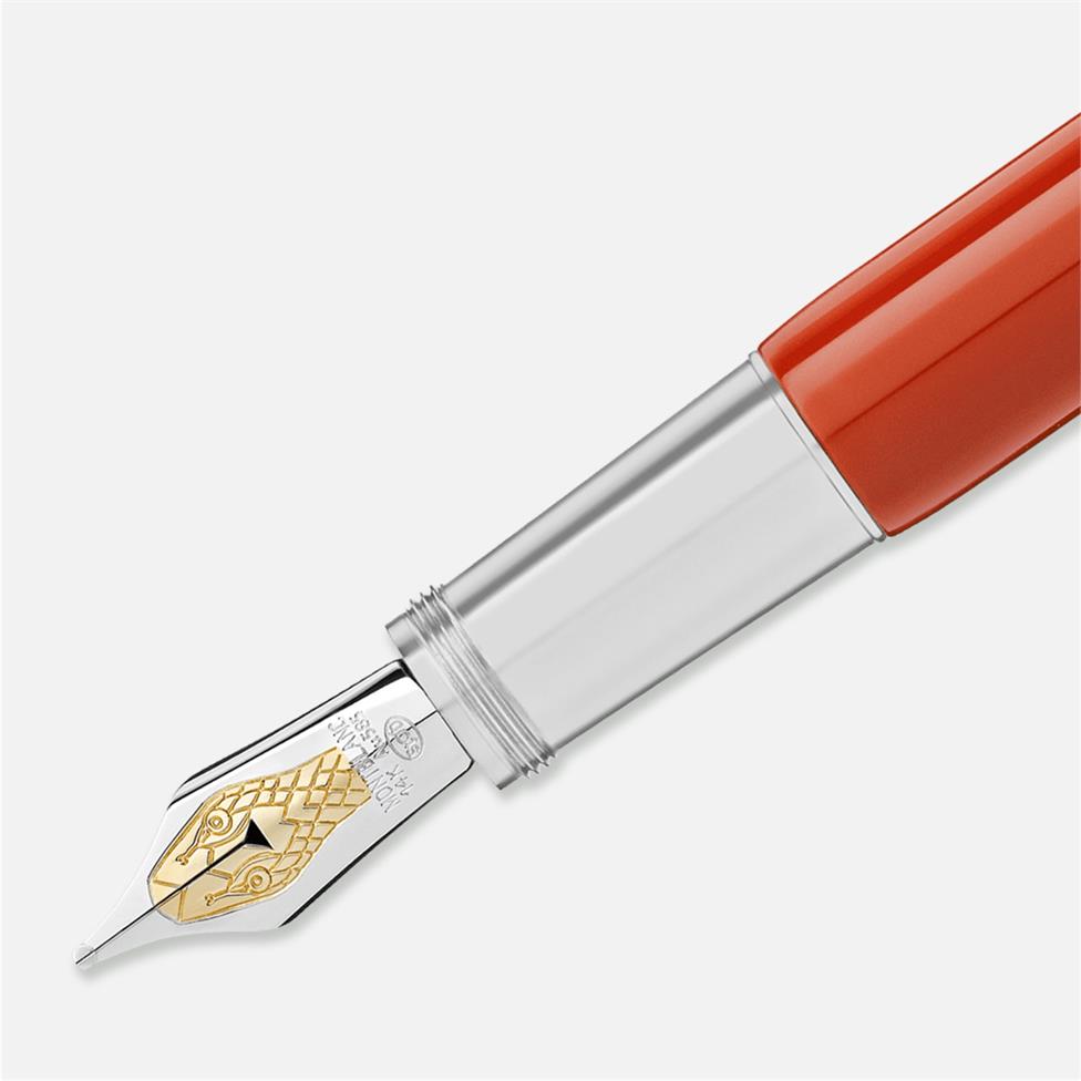 Montblanc Heritage Rouge et Noir Coral Fountain Pen Thumbnail Image 1