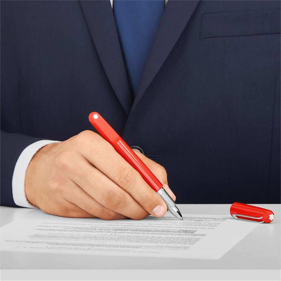 Montblanc M RED Ballpoint Pen Thumbnail Image 2