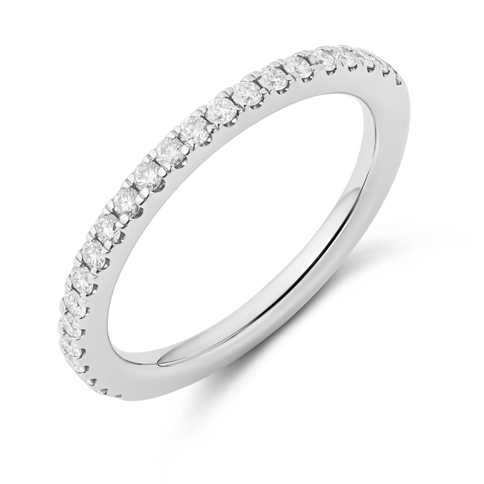 Platinum Diamond Half Eternity Ring 0.25ct Thumbnail Image 0