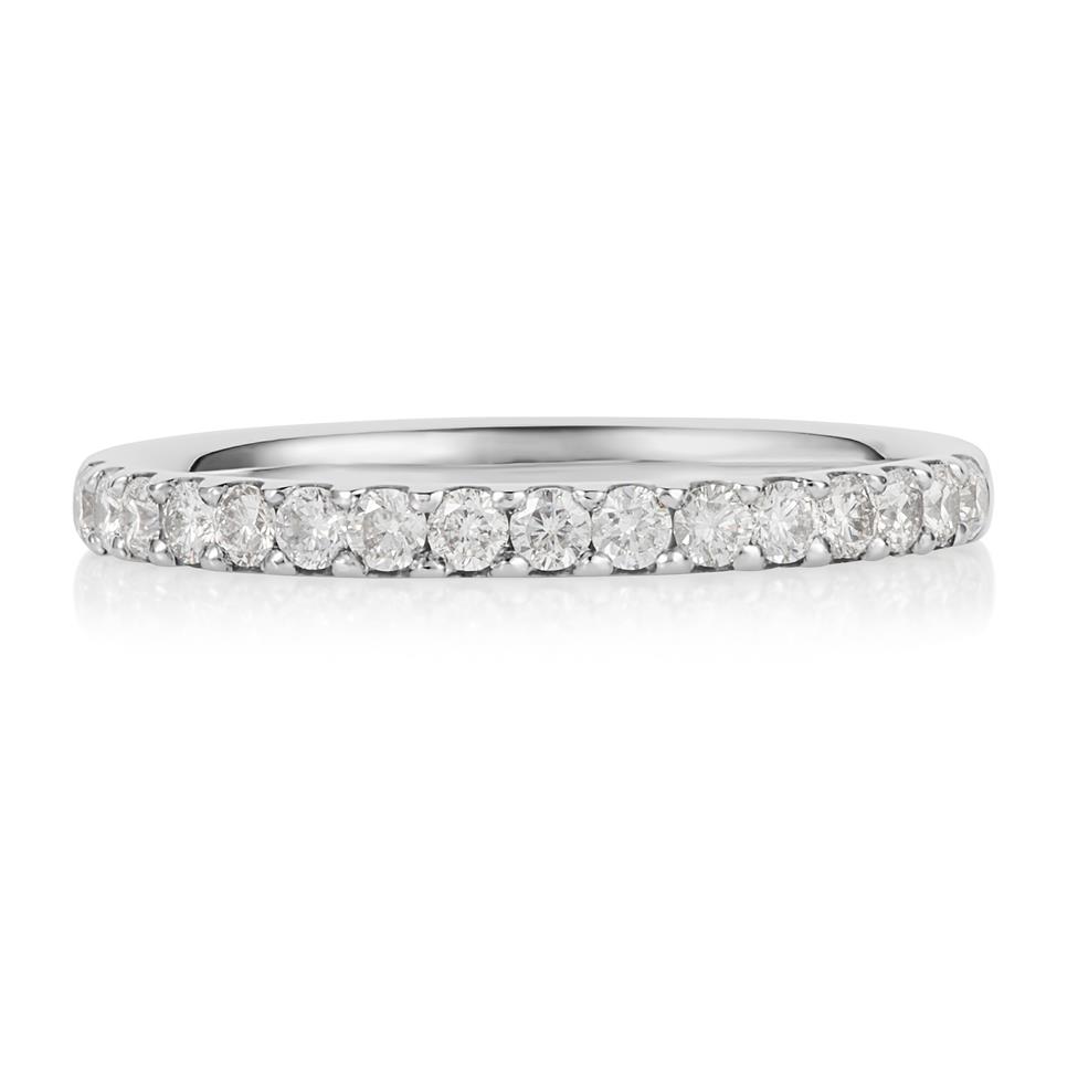 Platinum Diamond Half Eternity Ring 0.33ct Thumbnail Image 2