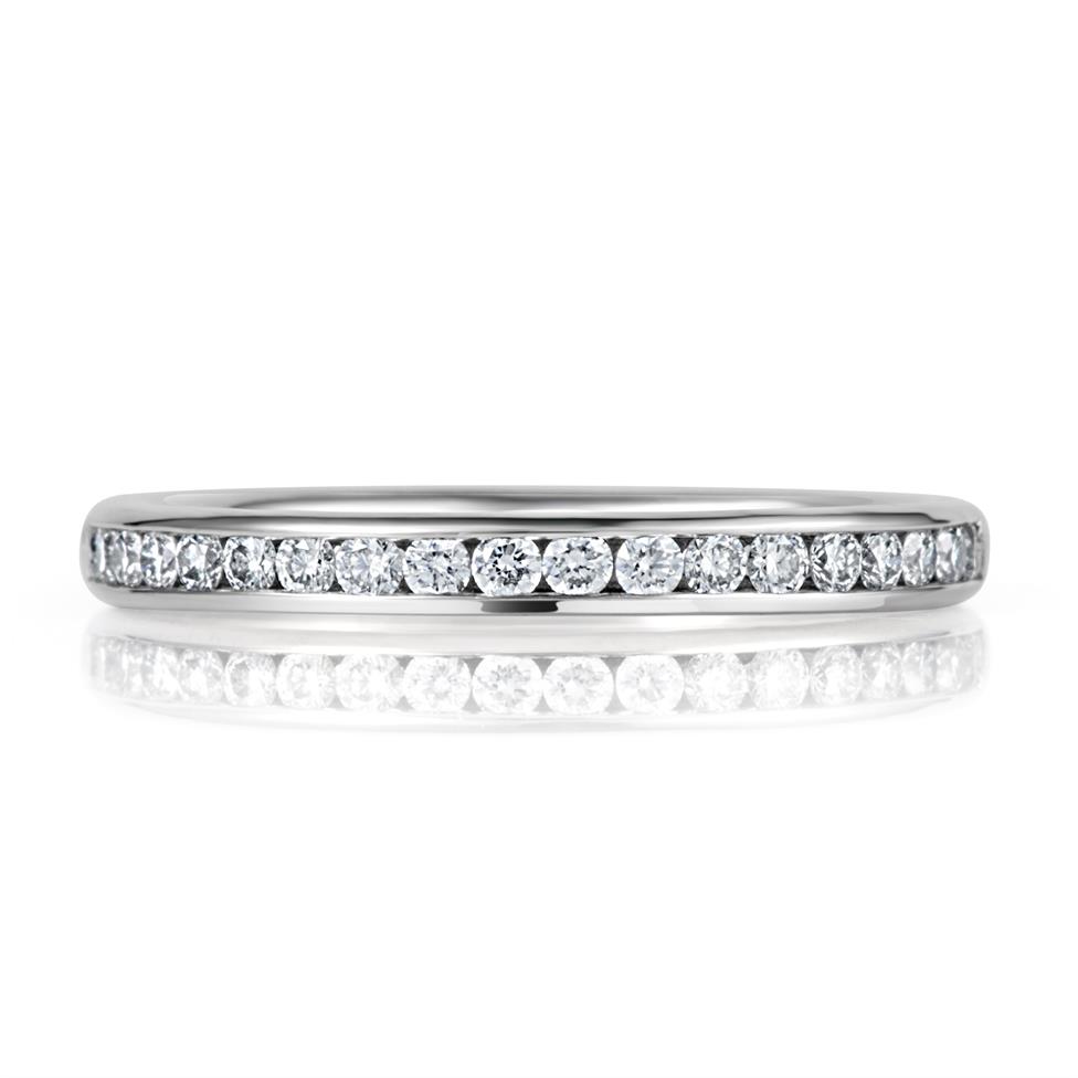Platinum Diamond Half Eternity Ring 0.33ct Thumbnail Image 1