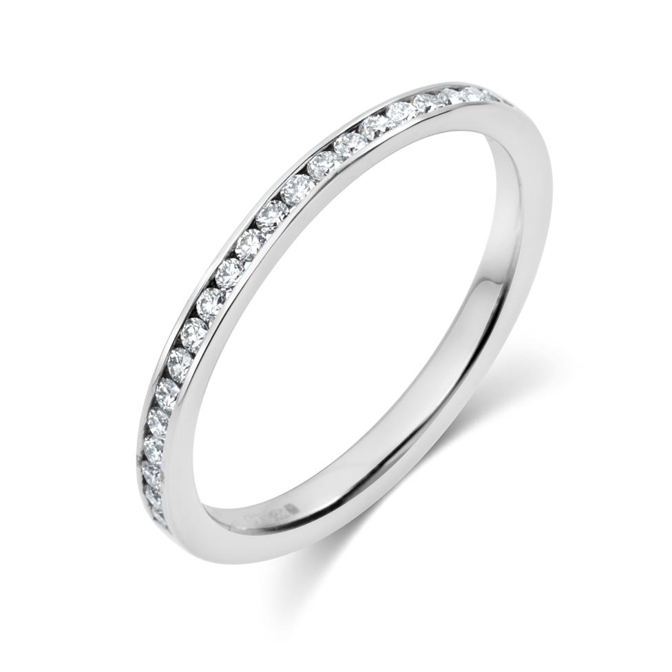 Platinum 0.30ct Diamond Ring Image 1