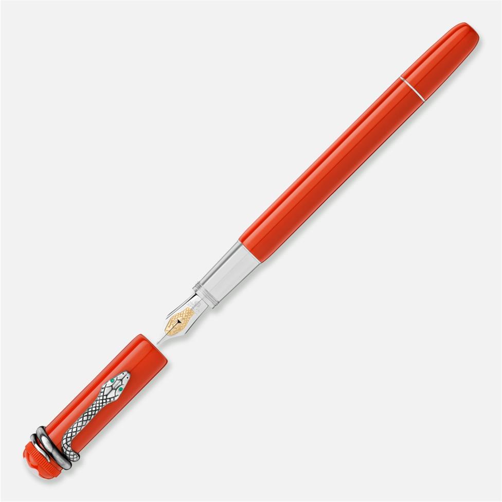 Montblanc Heritage Rouge et Noir Coral Fountain Pen Thumbnail Image 0