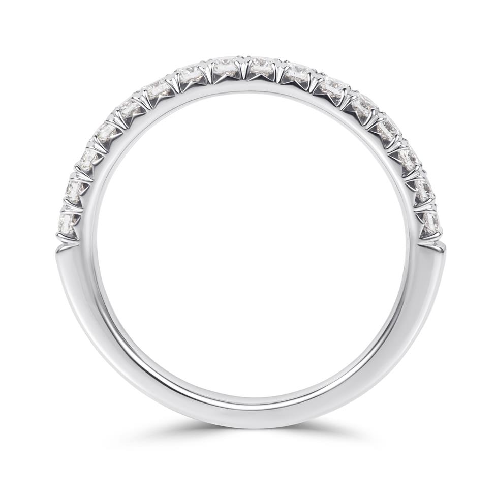 Platinum Diamond Half Eternity Ring 0.34ct Thumbnail Image 2