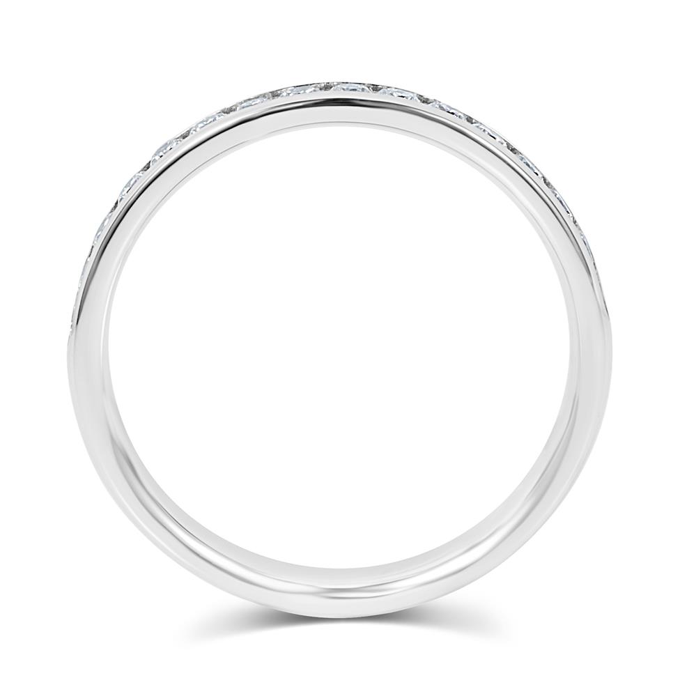 Platinum Diamond Half Eternity Ring 0.33ct Thumbnail Image 3