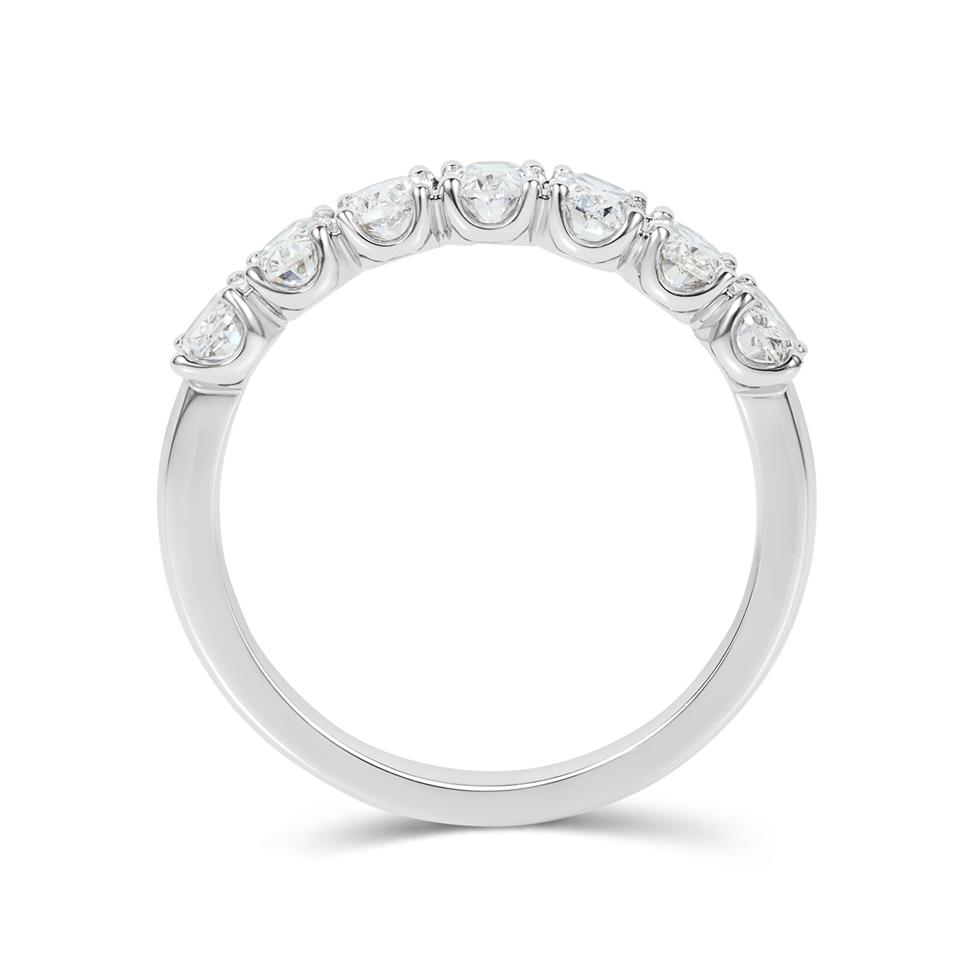 Platinum Oval Diamond Eternity Ring 1.50ct Thumbnail Image 2