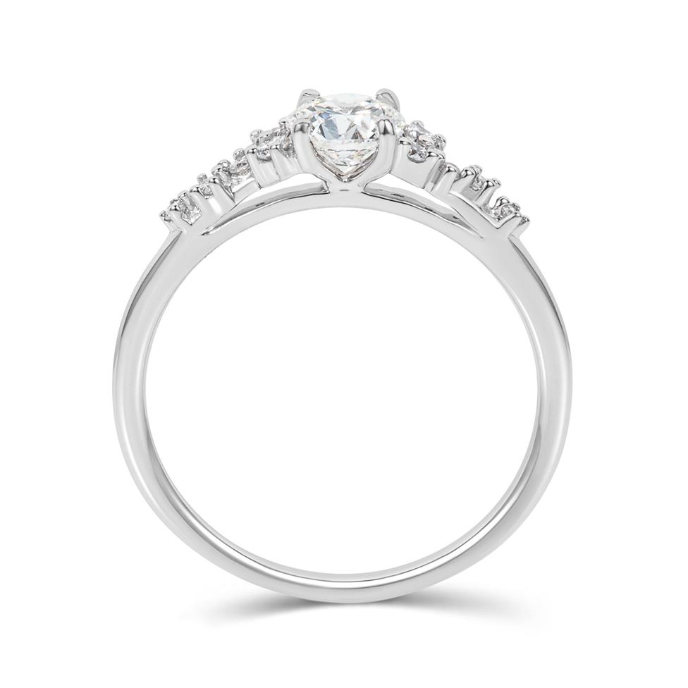 Stardust Platinum Diamond Engagement Ring 0.50ct Thumbnail Image 2