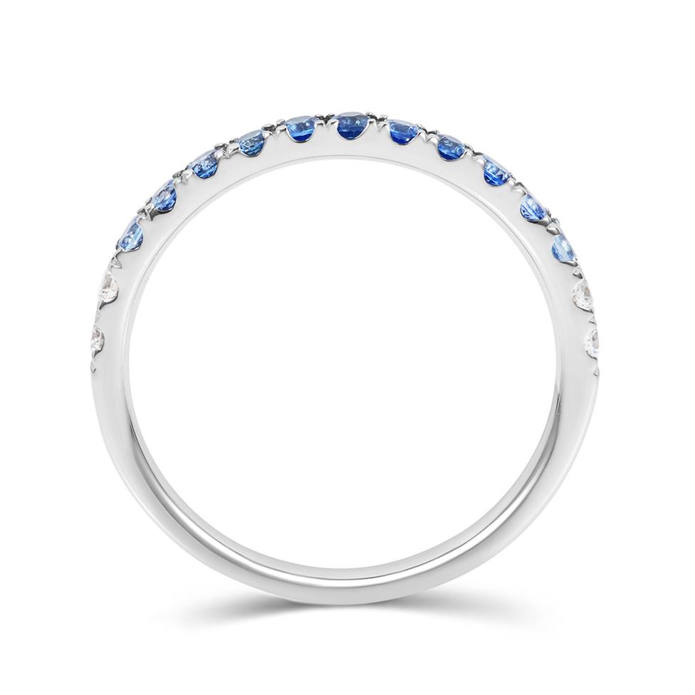 Bonbon 18ct White Gold Sapphire Eternity Ring Thumbnail Image 2