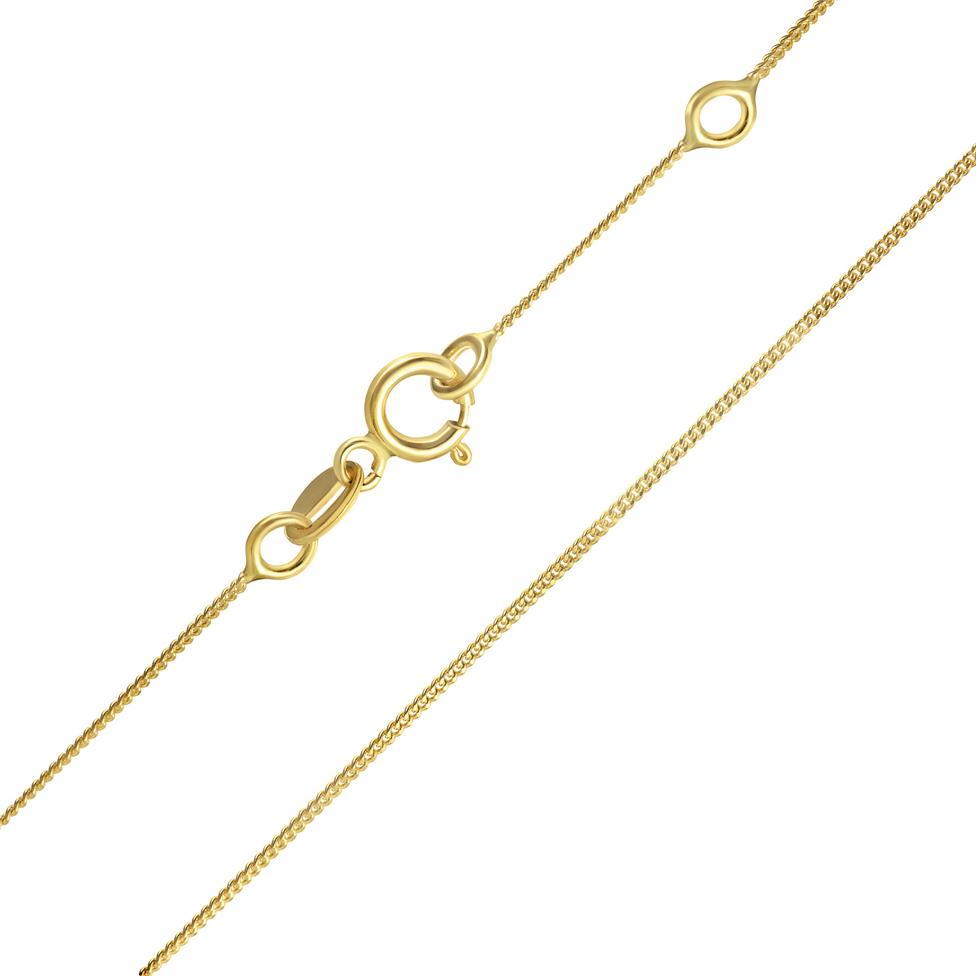 18ct Yellow Gold Curb Chain Thumbnail Image 0