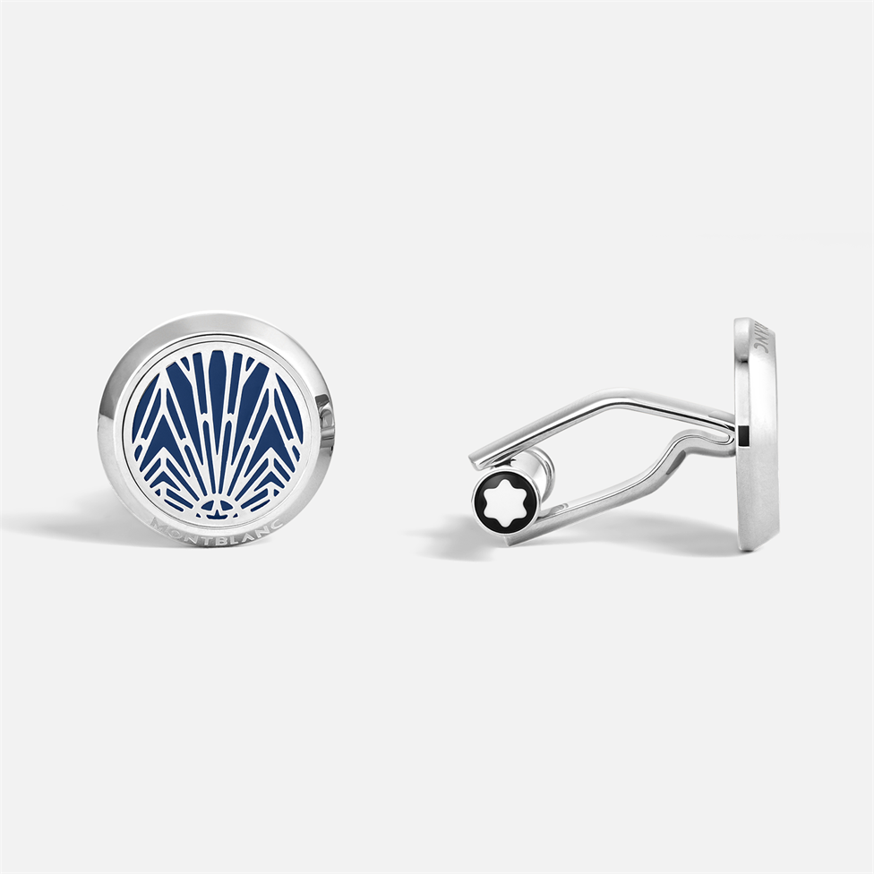 MontblancThe Origin Collection Cufflinks Blue Thumbnail Image 0