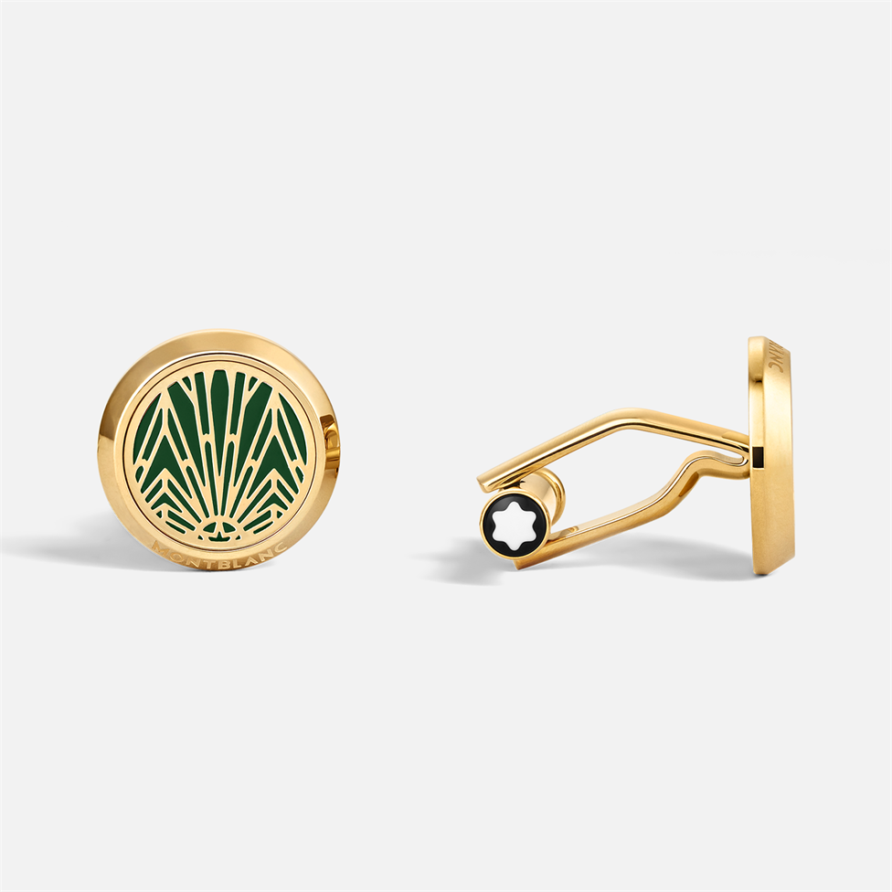 MontblancThe Origin Collection Cufflinks Green Thumbnail Image 0