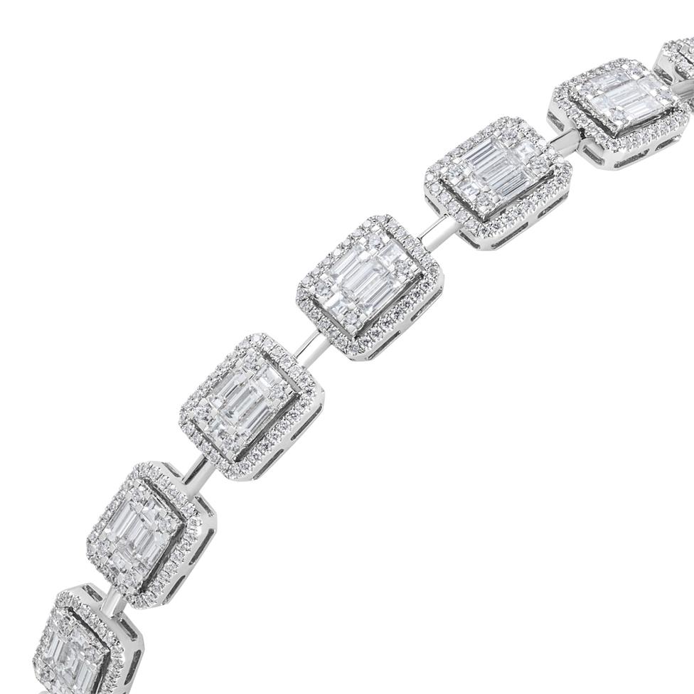 Odyssey 18ct White Gold Diamond Bracelet 5.11ct Thumbnail Image 1