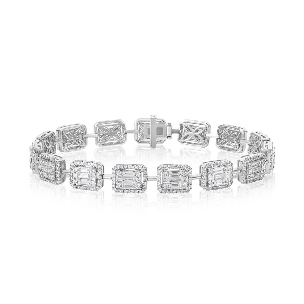 Odyssey 18ct White Gold Diamond Bracelet 5.11ct Thumbnail Image 0