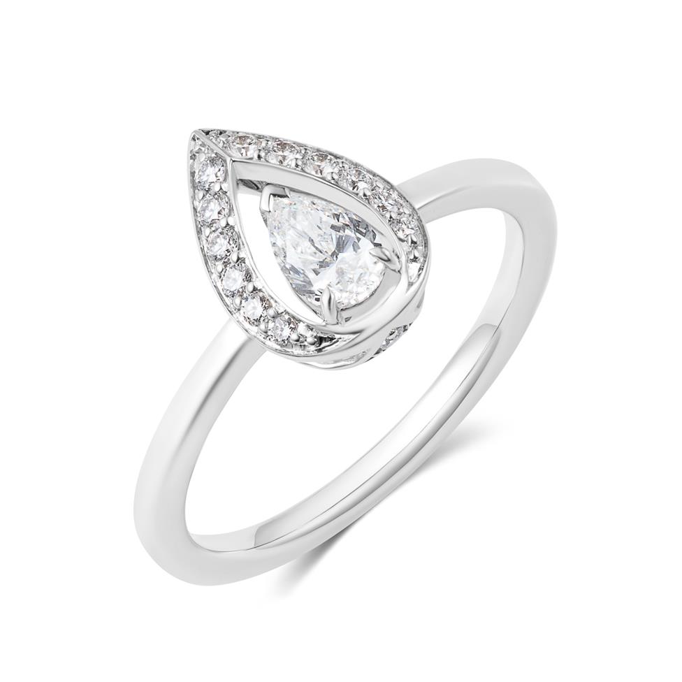 Theia 18ct White Gold Diamond Ring Thumbnail Image 0