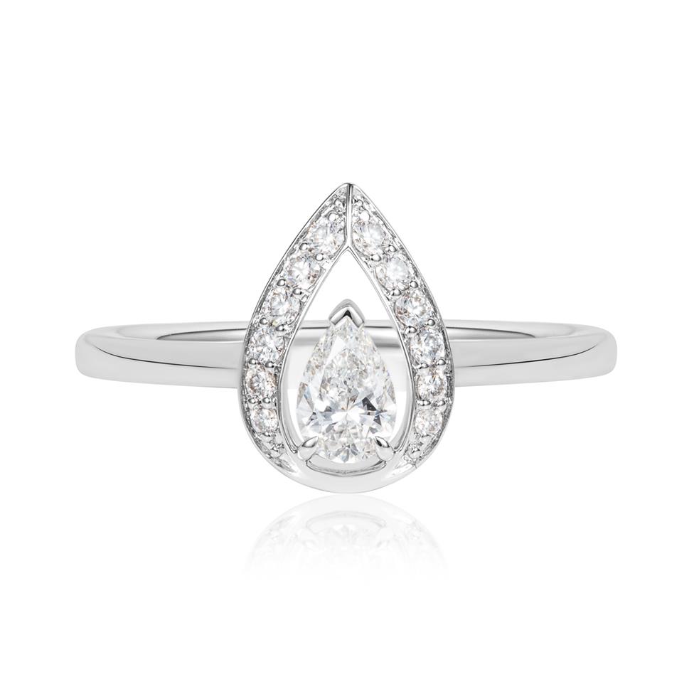 Theia 18ct White Gold Diamond Ring Thumbnail Image 1