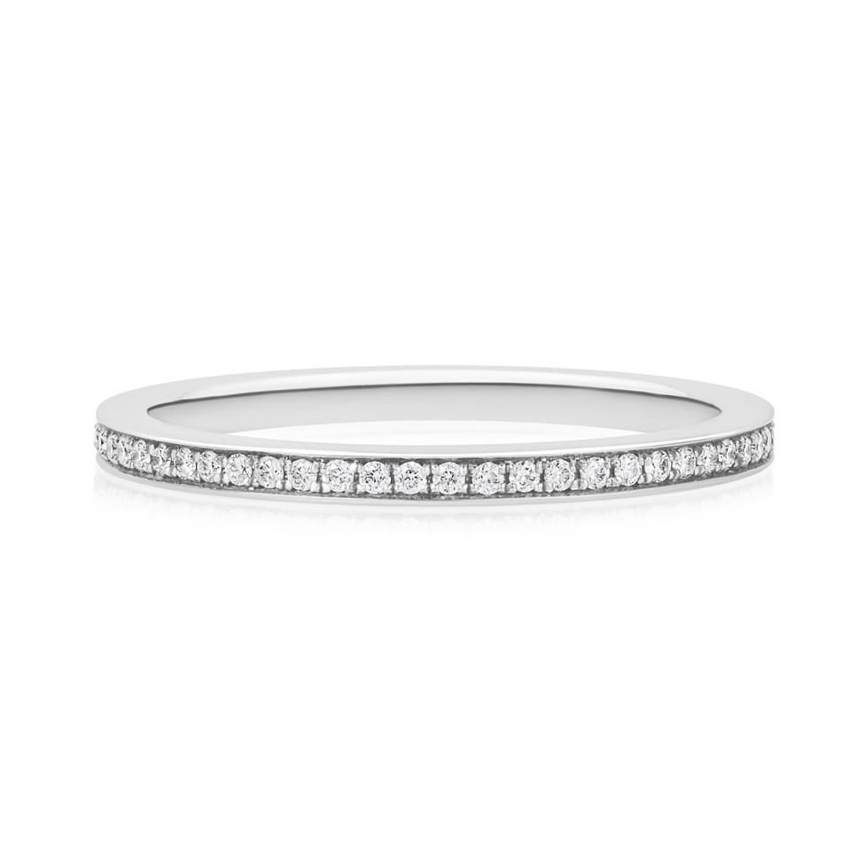 Platinum Diamond Full Eternity Ring 0.24ct Thumbnail Image 1